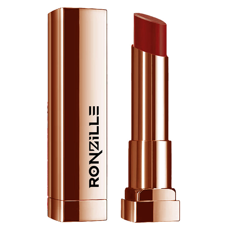 Ronzille Natural Colored Long Stay Matte Lipstick With Intense Colour Payoff Shade -12