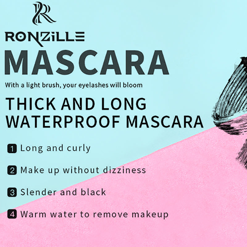 Ronzille Waterproof & Smudgeproof Diamond Mascara - Volumising