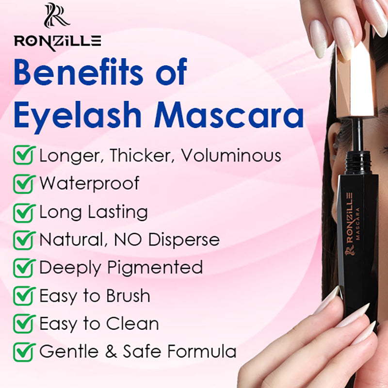Ronzille Waterproof & Smudgeproof Diamond Mascara - Volumising