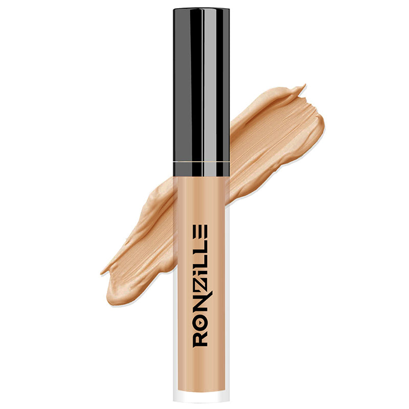 Ronzille HD Finish Full Coverage Liquid Concealer  (Granola, 4 ml) 03
