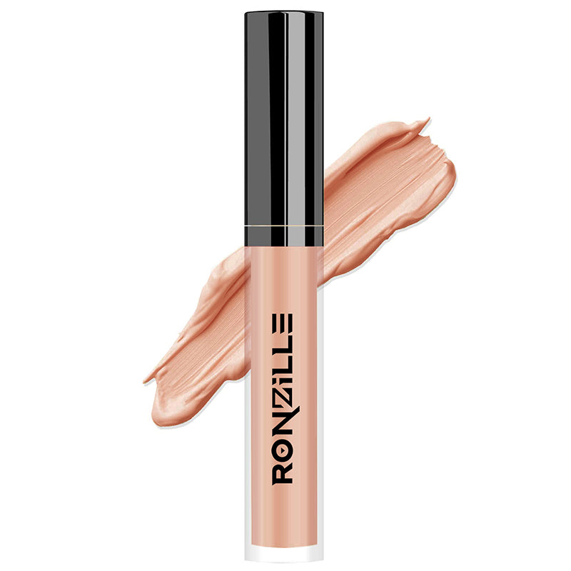Ronzille HD Finish Full Coverage Liquid Concealer  (Hazelnut, 4 ml) 04