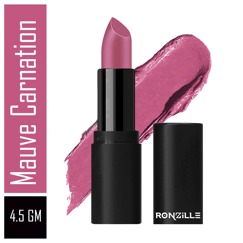 Ronzille One touch up HD Matte Lipstick -06(Mauve carnation)