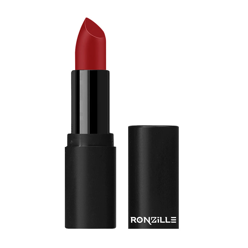 Ronzille One touch up HD Matte Lipstick -02(Scarlet Red)
