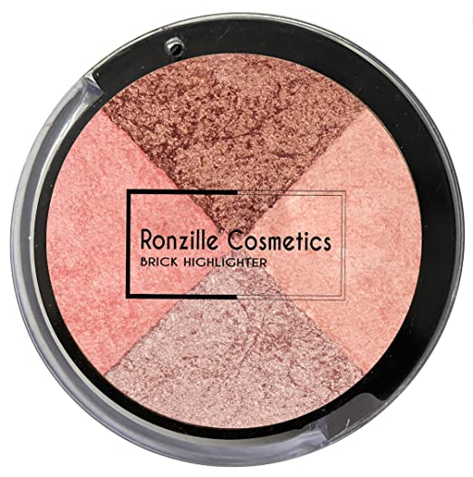 Ronzille Baked Radiant Pigmented Shimmer Brick Highlighter Shade-05