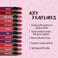 Ronzille Mini Bullet Lipstick Set of 12 Shade A