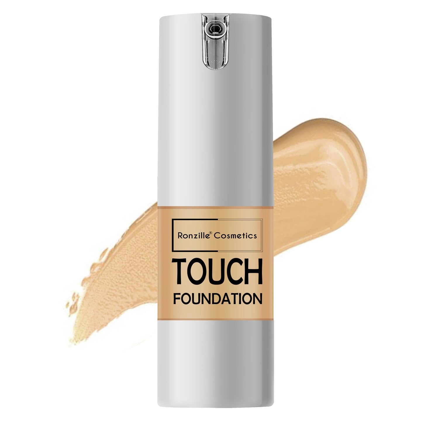 RONZILLE Ultra Creamy Luxurious Texture & Lightweight,Second Skin Feed With Airless Pump Foundation- (Shade-01)