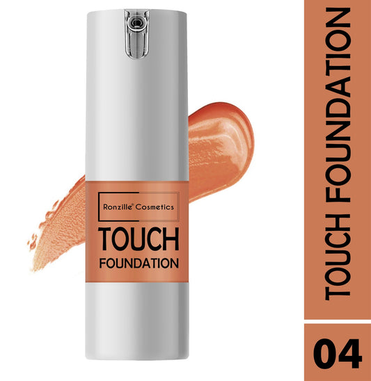 RONZILLE Ultra Creamy Luxurious Texture & Lightweight,Second Skin Feed With Airless Pump Foundation- (Shade-04)