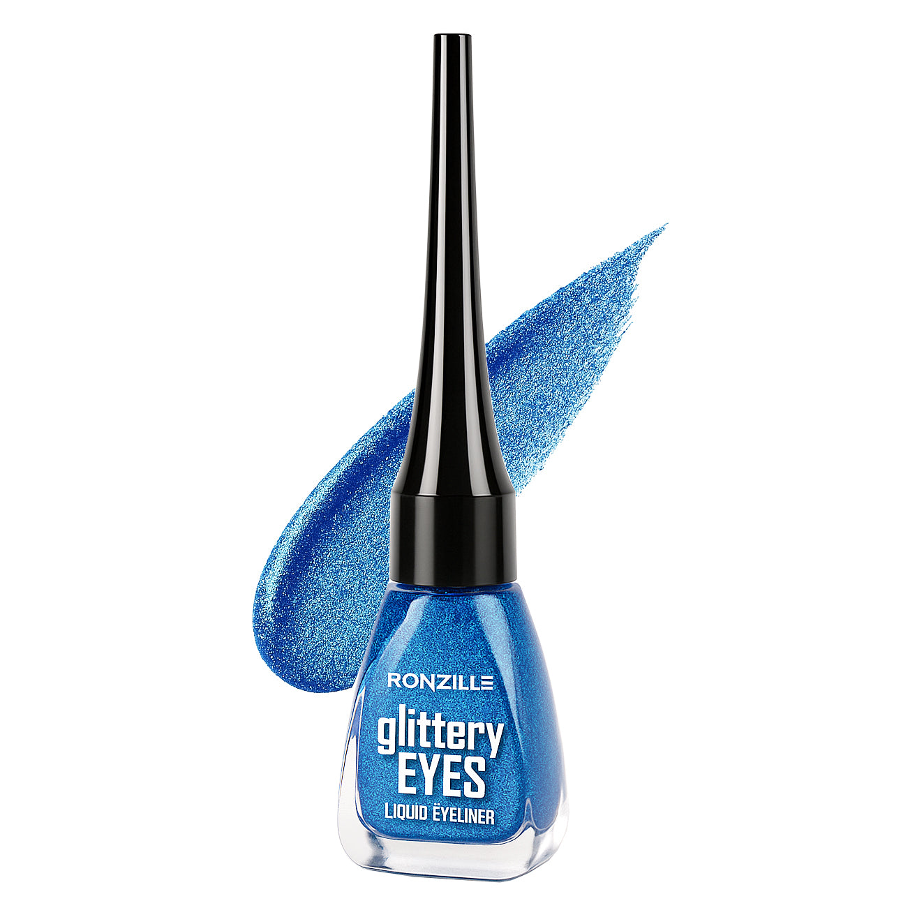 Ronzille Blue long-lasting, glittery, and smudge-proof, providing radiant shimmer finish-6ml