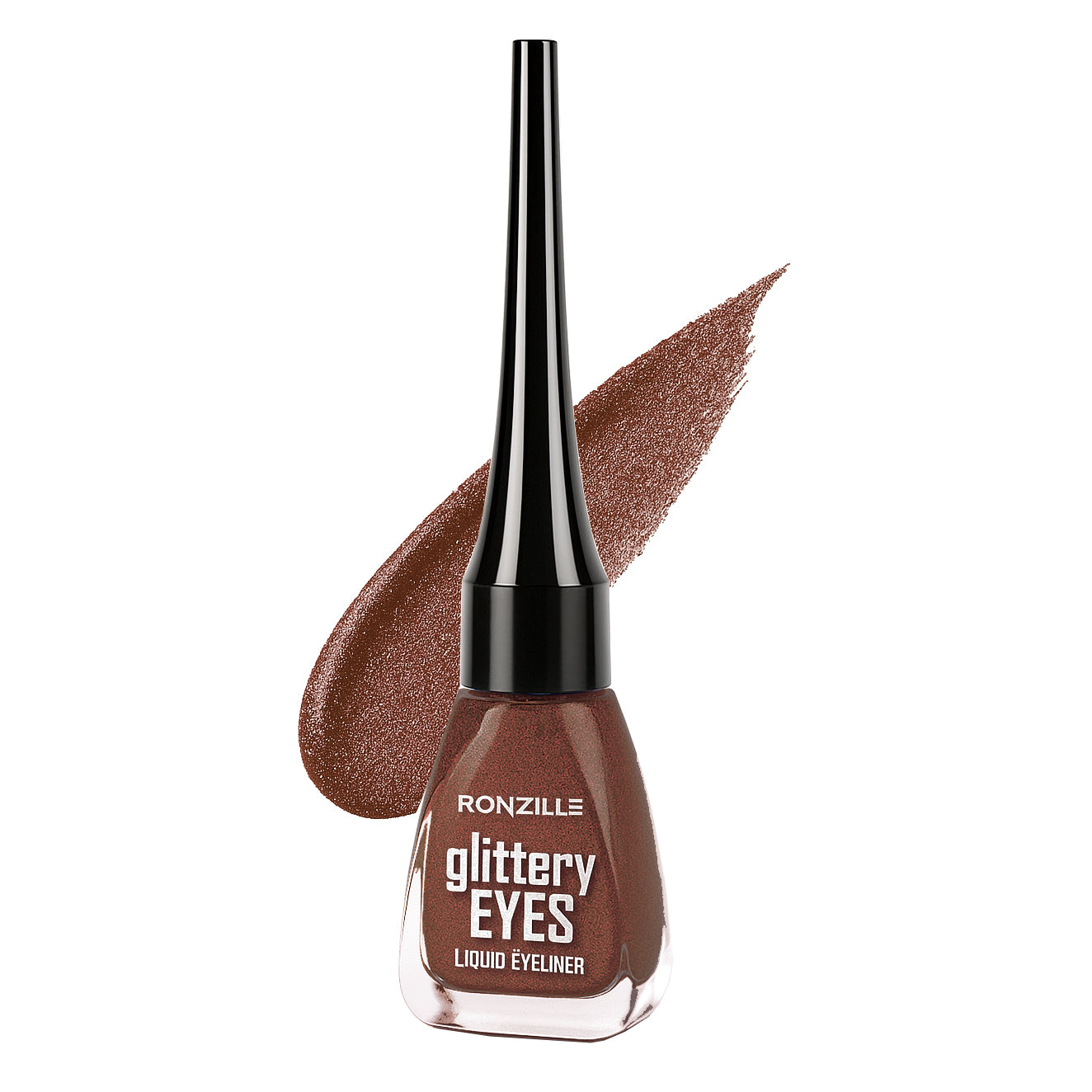 Ronzille Brown long-lasting, glittery, and smudge-proof, providing radiant shimmer finish-6ml