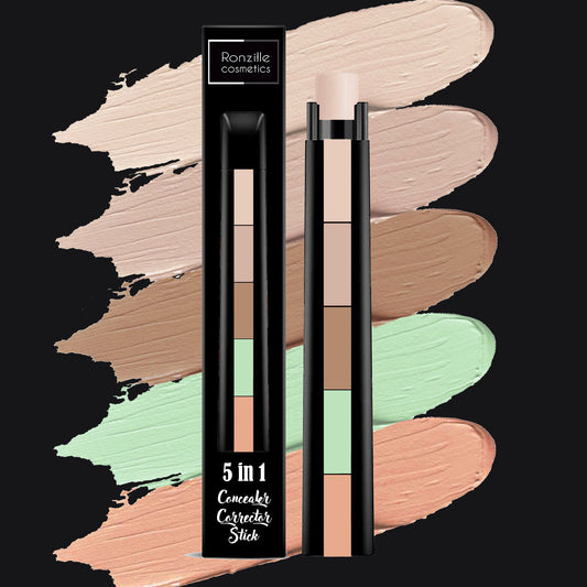 Ronzille 5 in 1 Concealer Corrector stick Concealer  (Fair, 10 g)