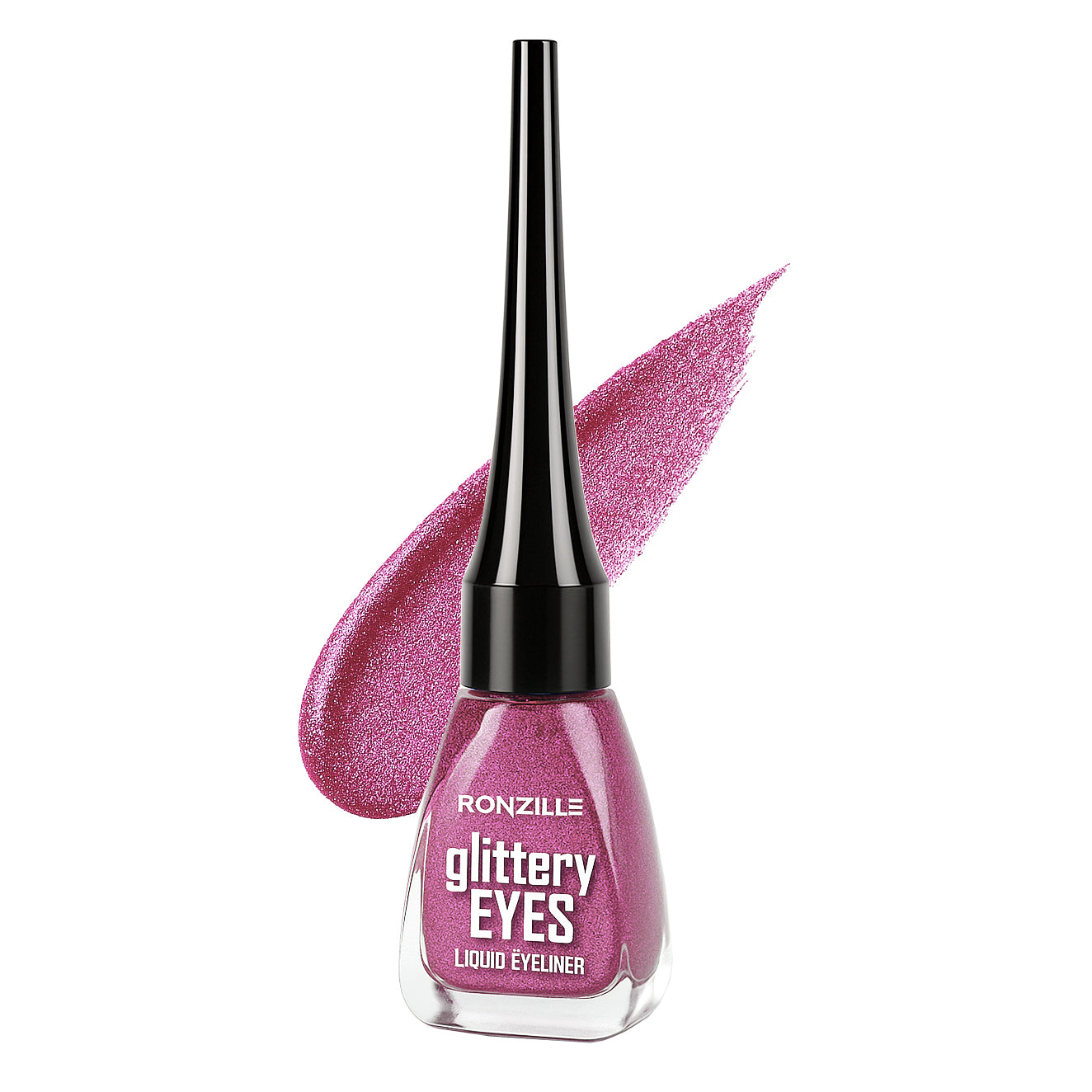 Ronzille Pink long-lasting, glittery, and smudge-proof, providing radiant shimmer finish-6ml