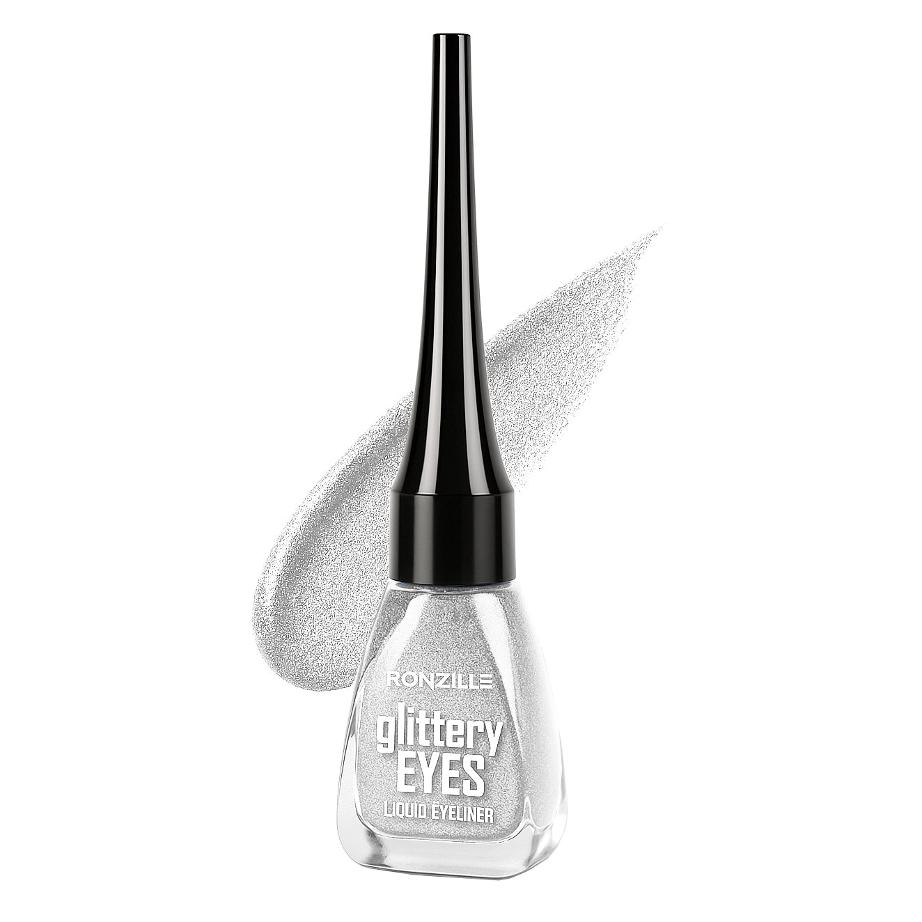 Ronzille Silver long-lasting, glittery, and smudge-proof, providing radiant shimmer finish-6ml