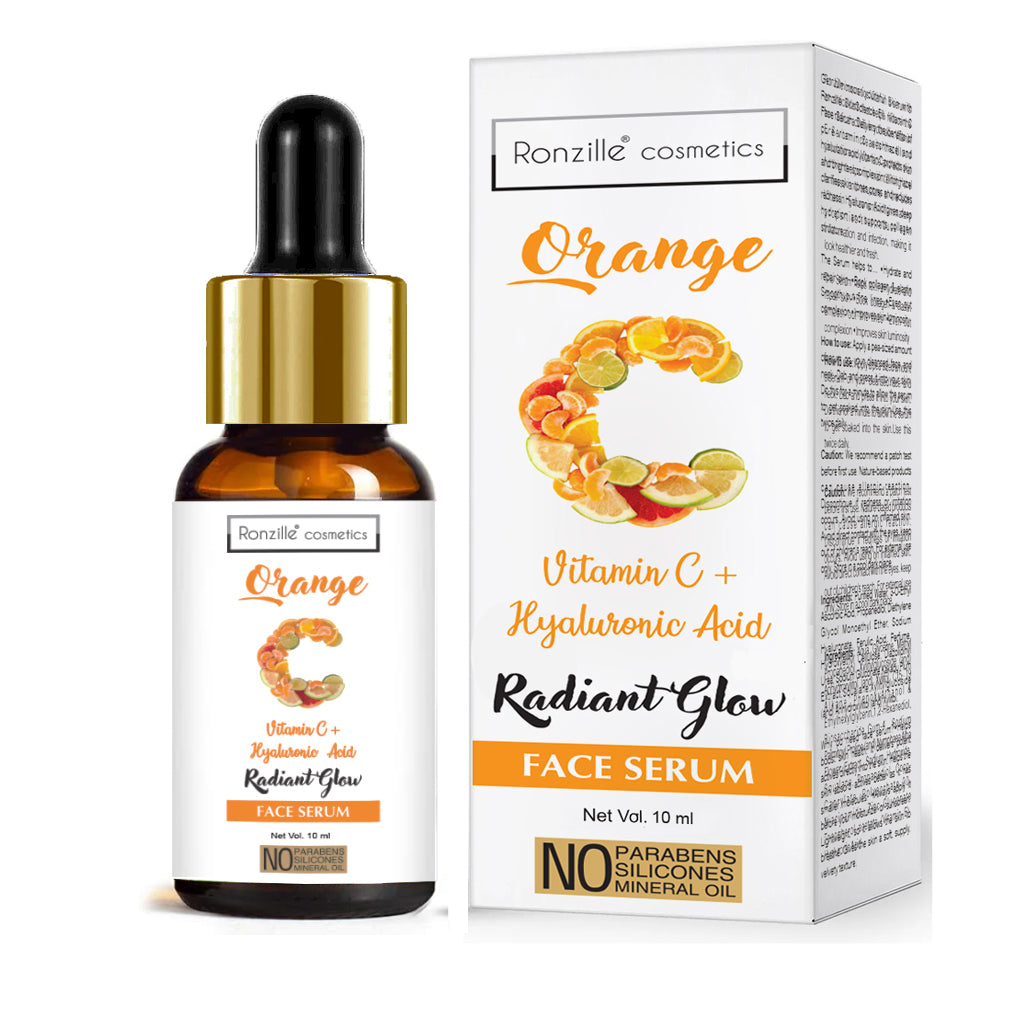 Ronzille Vitamin-C & Hyalunauric for Acne Scars, Skin Brightening Face Serum-(10 ml)